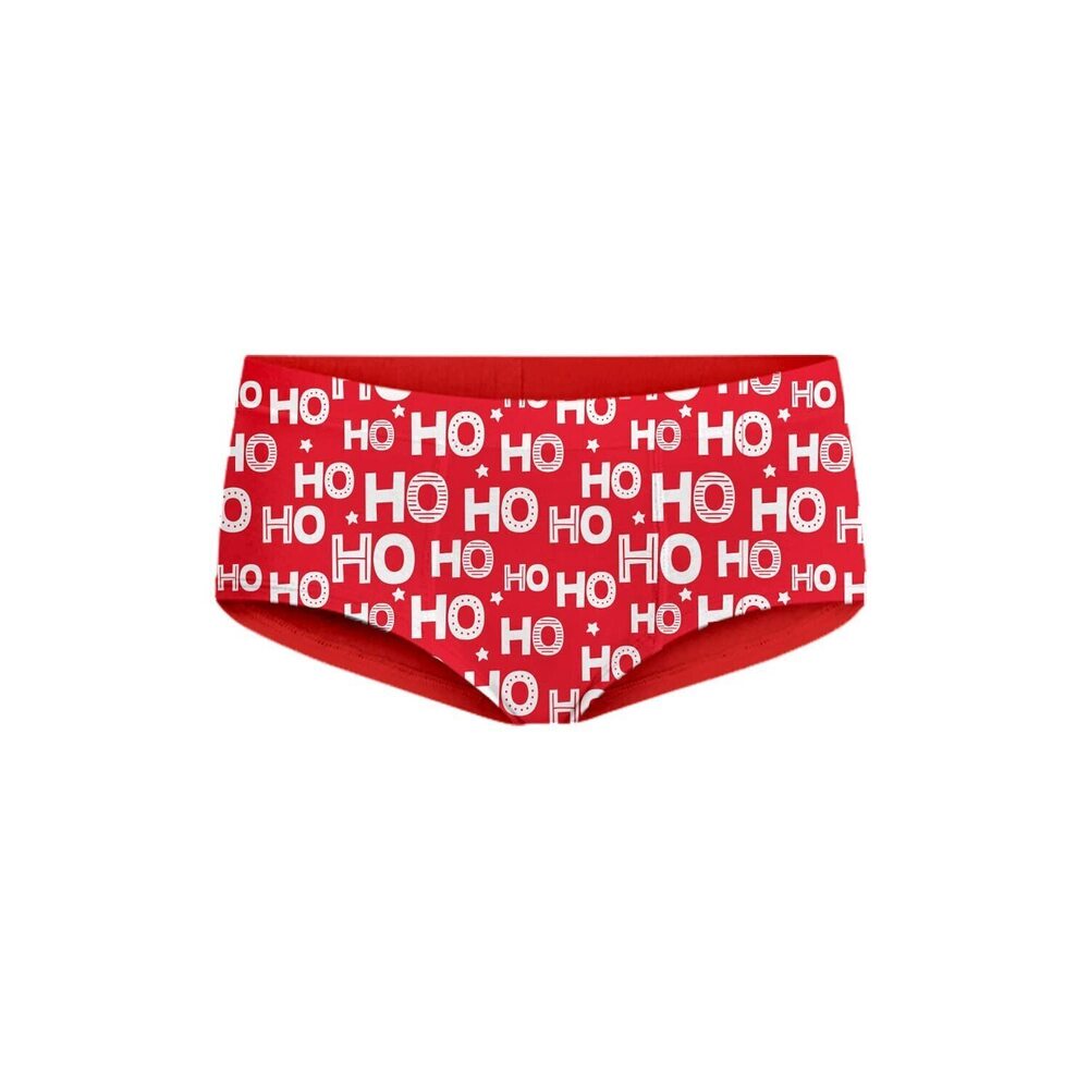 9085 Ho Ho Ho Brief Underwear Size 1x